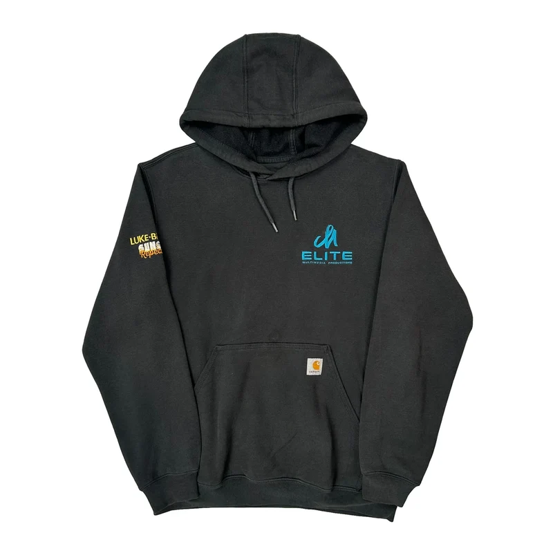Elite Multimedia Productions Carhartt Hoodie - Medium Black Cotton