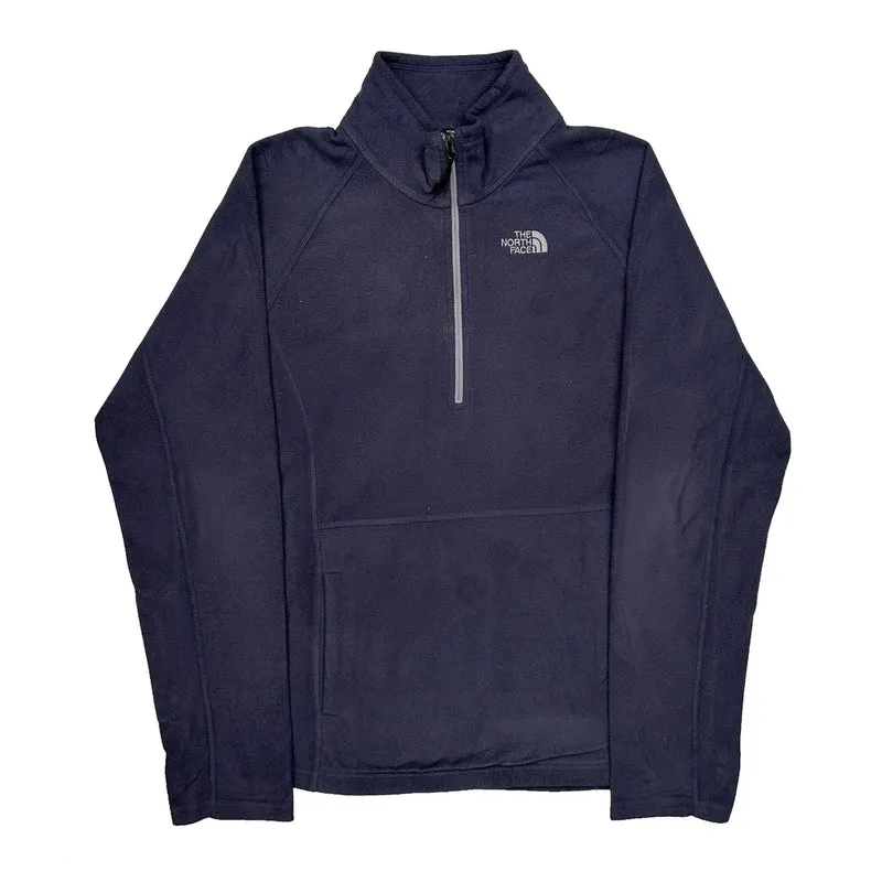 The North Face Fleece - Large Navy Polyester