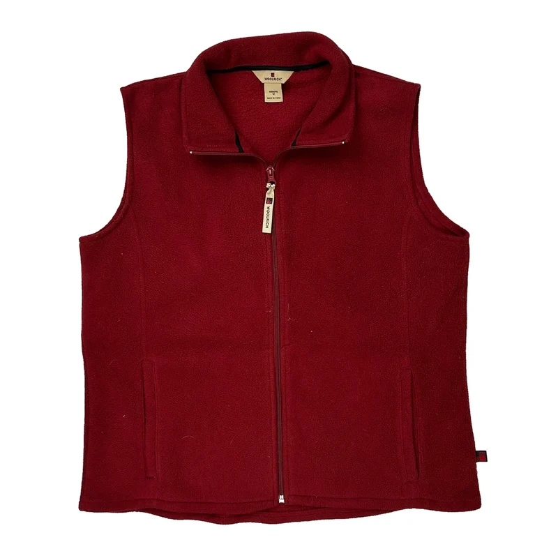 Woolrich Gilet - Medium Red Polyester