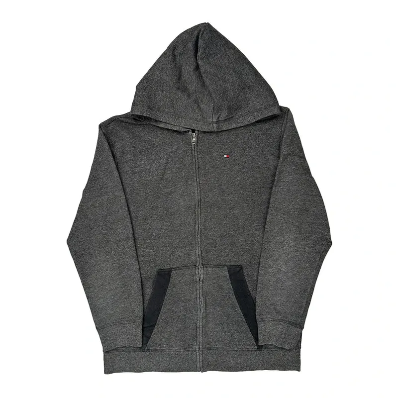 Hilfiger Tommy Hilfiger Spellout Hoodie - XL Grey Cotton