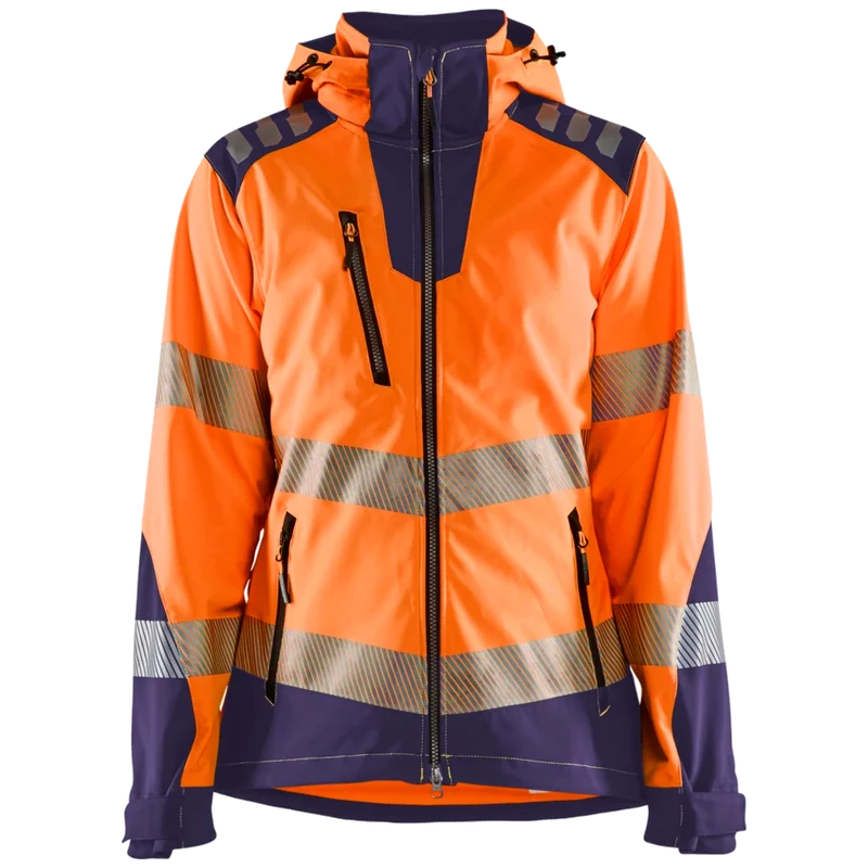 Blaklader Dames Softshell jack High Vis 4791-2513