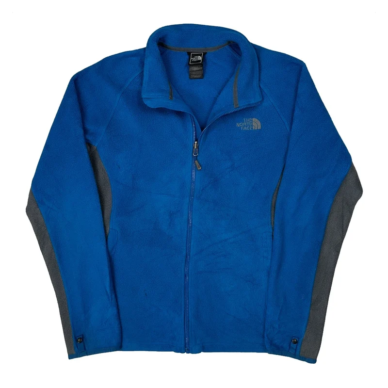 The North Face Fleece Jacket - Medium Blue Polyester