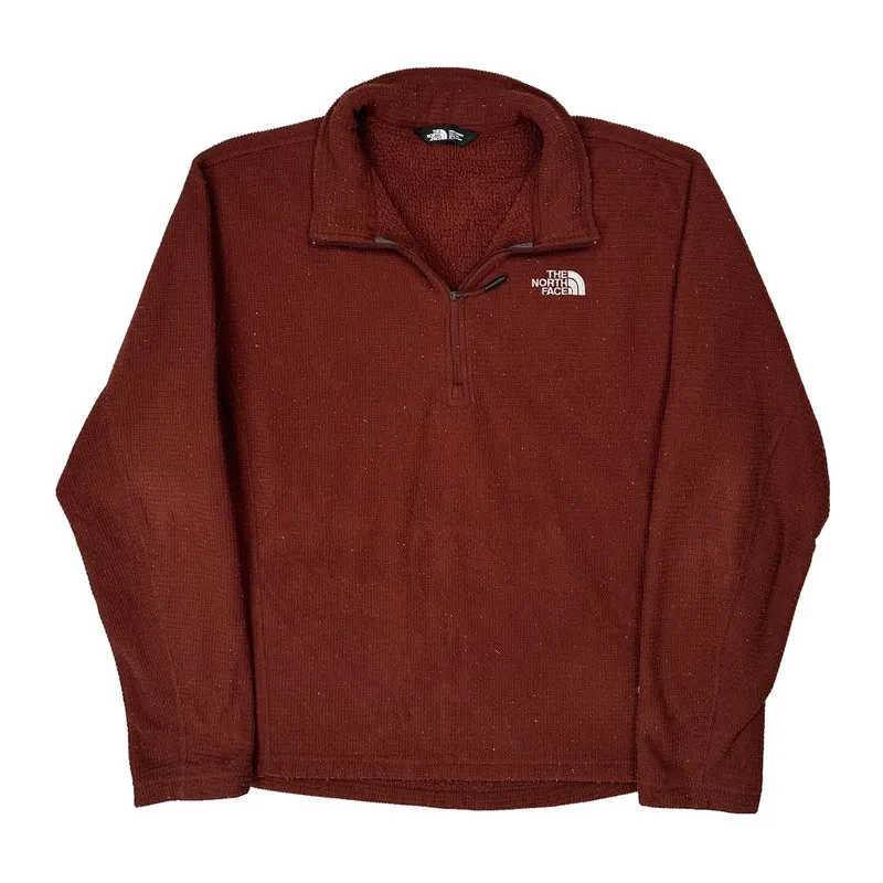 The North Face Fleece - XL Red Polyester