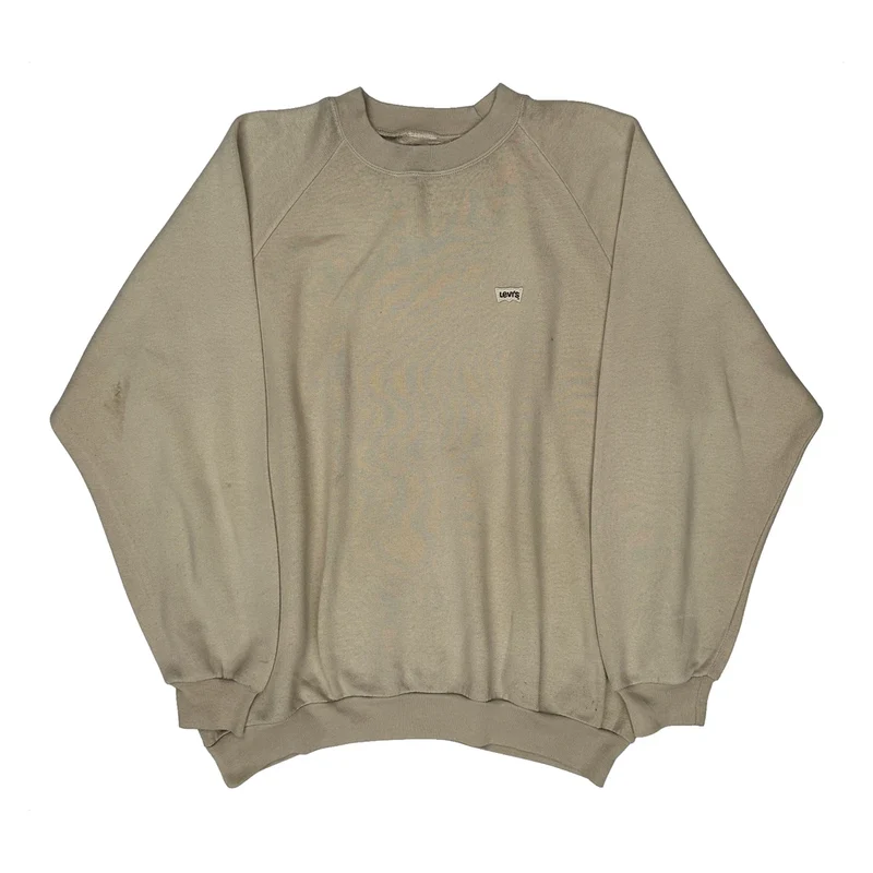 Levis Sweatshirt - XL Beige Cotton