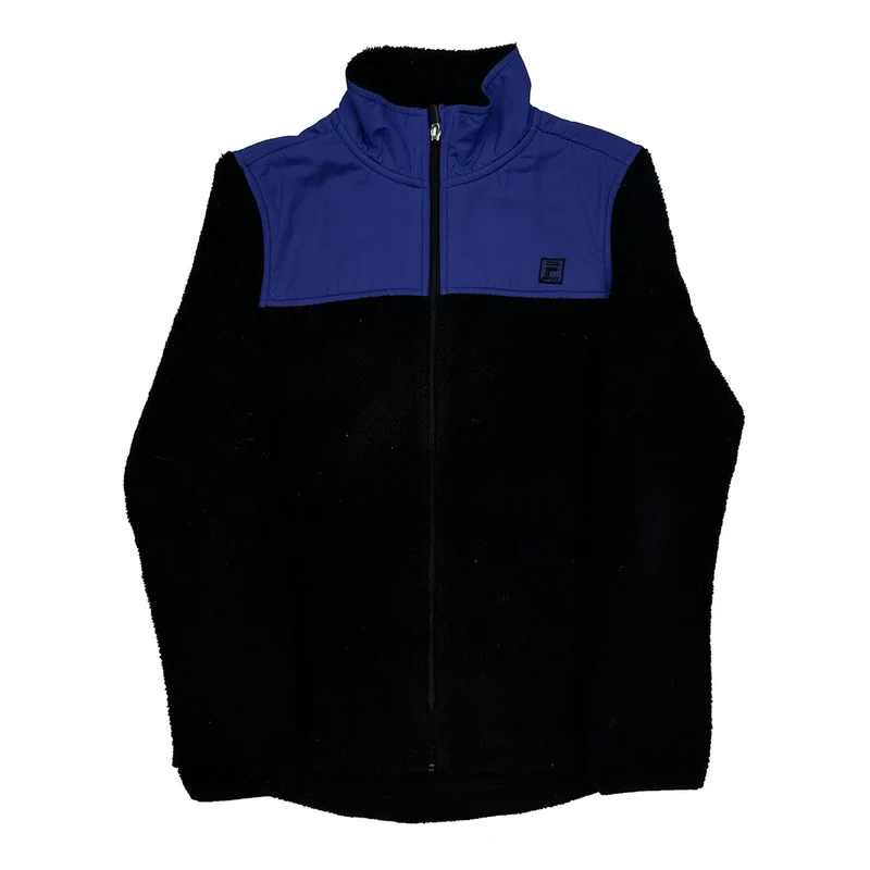 Fila Fleece Jacket - Medium Black Polyester