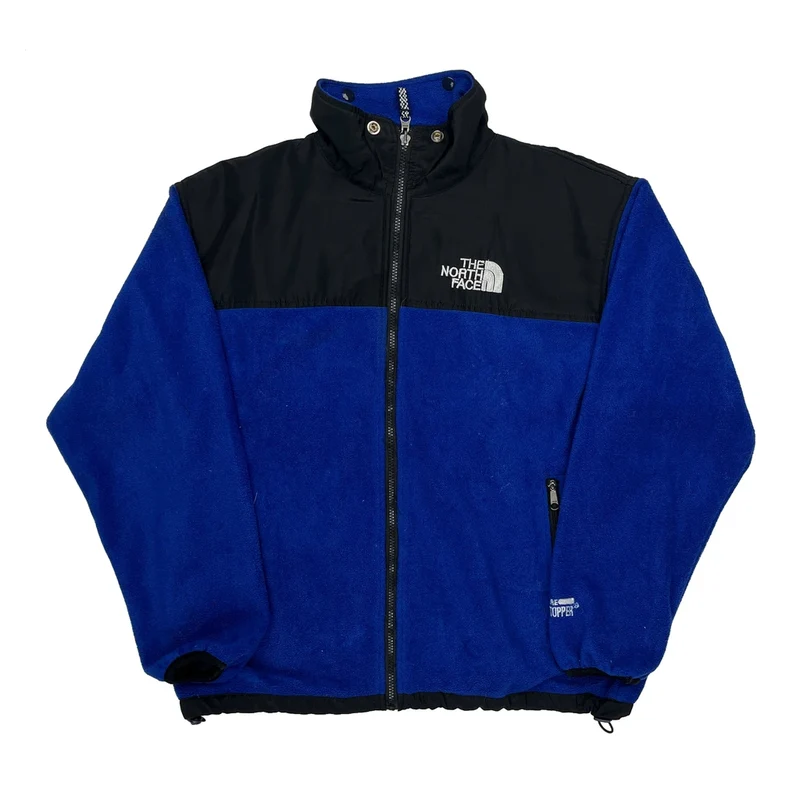 The North Face Fleece Jacket - Medium Blue Polyester
