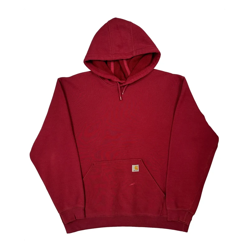 Carhartt Hoodie - XL Red Cotton