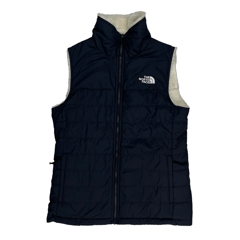 The North Face Gilet - Medium Navy Polyester