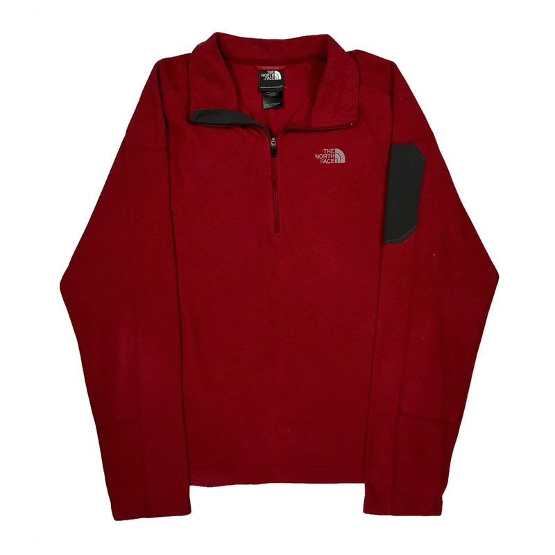 The North Face Fleece - Medium Red Polyester
