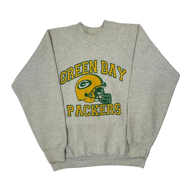 Green Bay Packers Nfl Sweatshirt - XL Grey Cotton