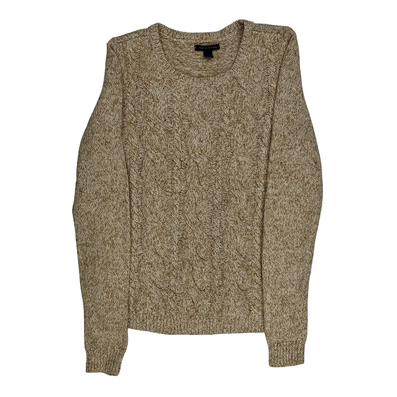 Tommy Hilfiger Jumper - Medium Beige Cotton Blend