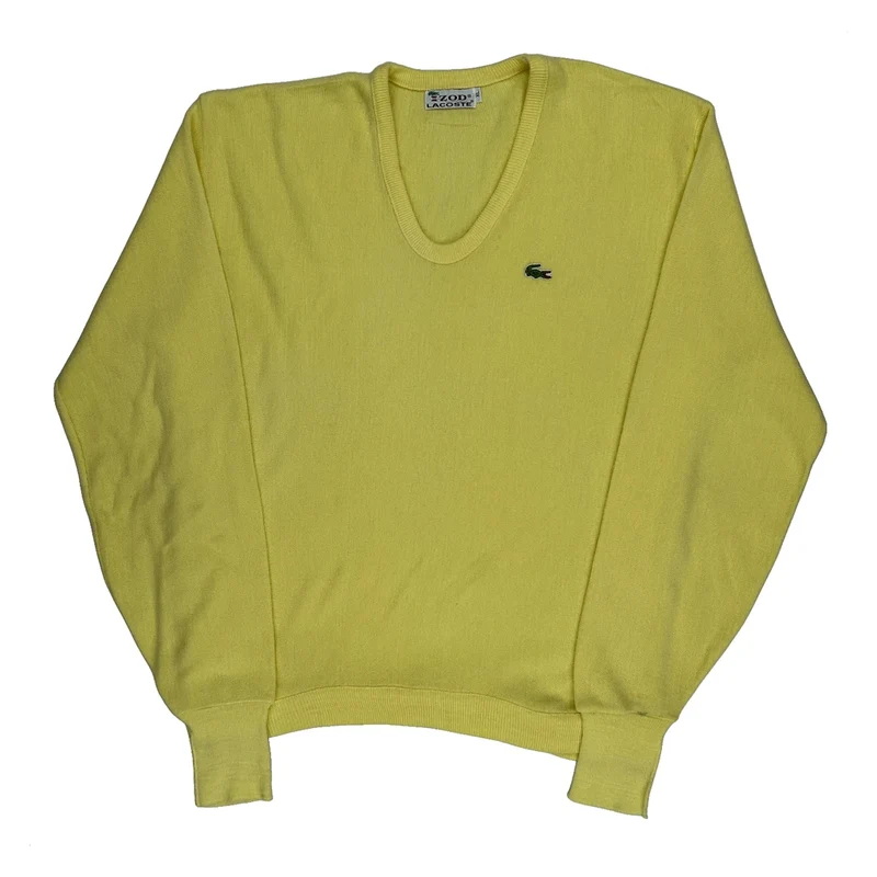 Izod Jumper - XL Yellow Cotton