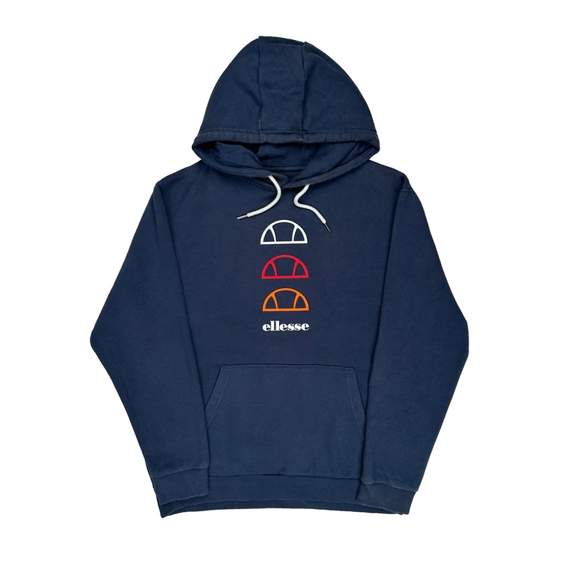 Ellesse Hoodie - XL Navy Cotton