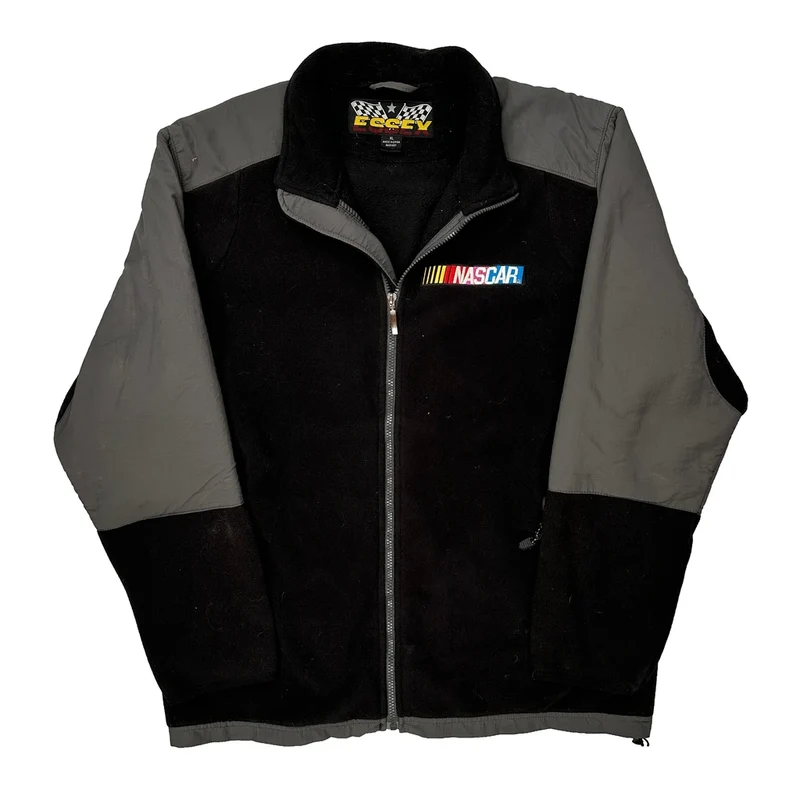 Nascar Fleece Jacket - XL Black Polyester