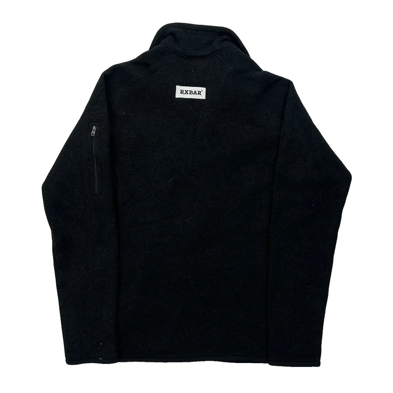 Rxbar Patagonia Fleece Jacket - Large Black Polyester