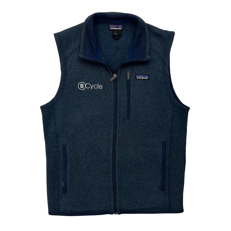 B Cycle Patagonia Gilet - Medium Blue Polyester