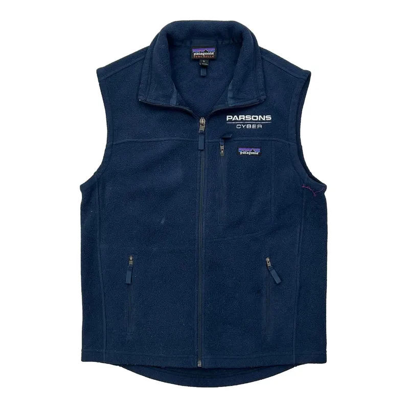Parsons Cyber Patagonia Fleece Jacket - Small Blue Polyester