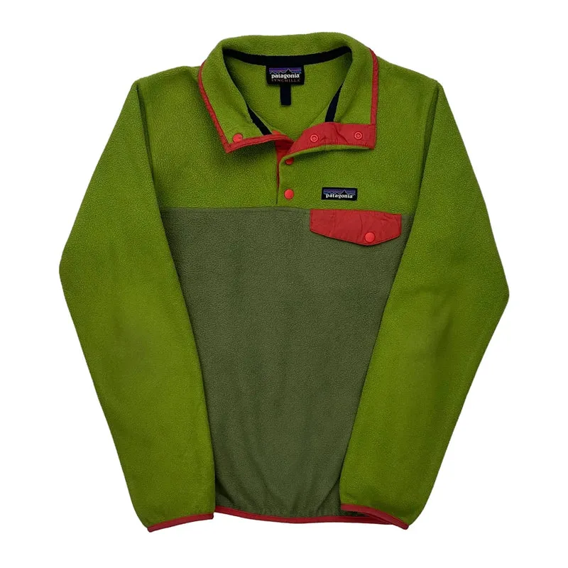 Snap-T Patagonia Synchilla Fleece - XS Green Polyester