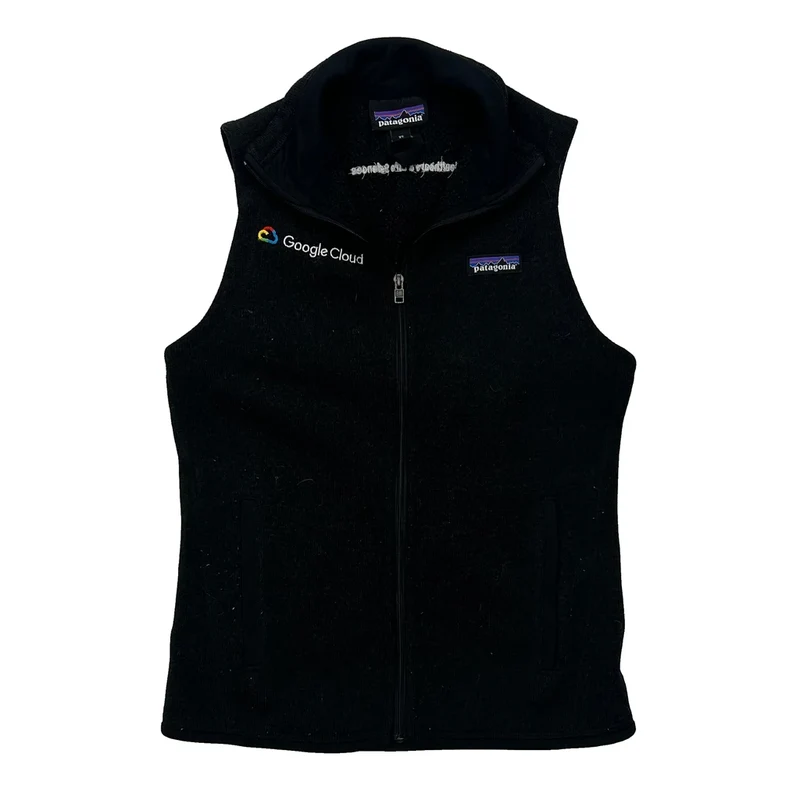 Google Cloud Patagonia Gilet - XS Black Polyester