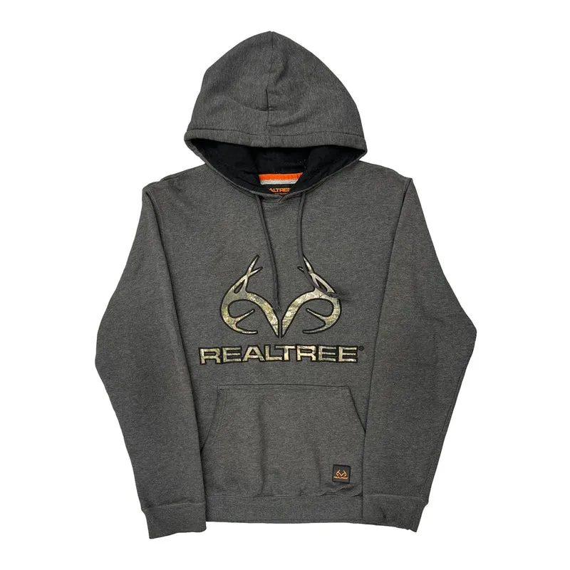 Camouflage Realtree Camo Hoodie - Medium Grey Cotton Blend