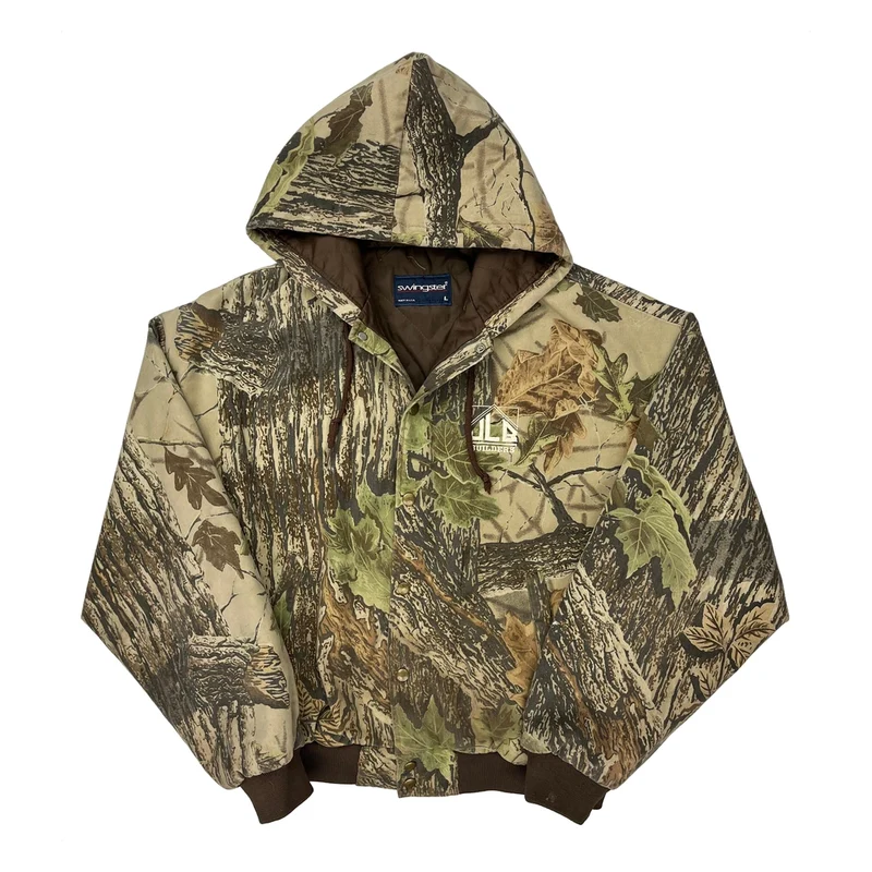Made In USA Swingster Jacket - Large Camo Polyester