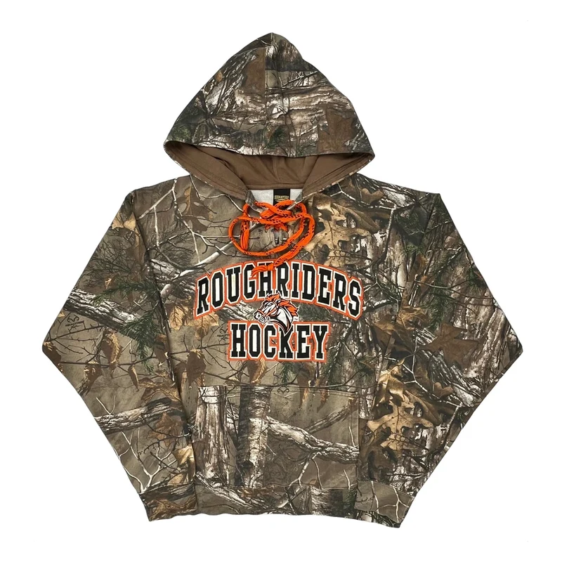 Roughriders Hockey Signature Hoodie - Large Camo Cotton