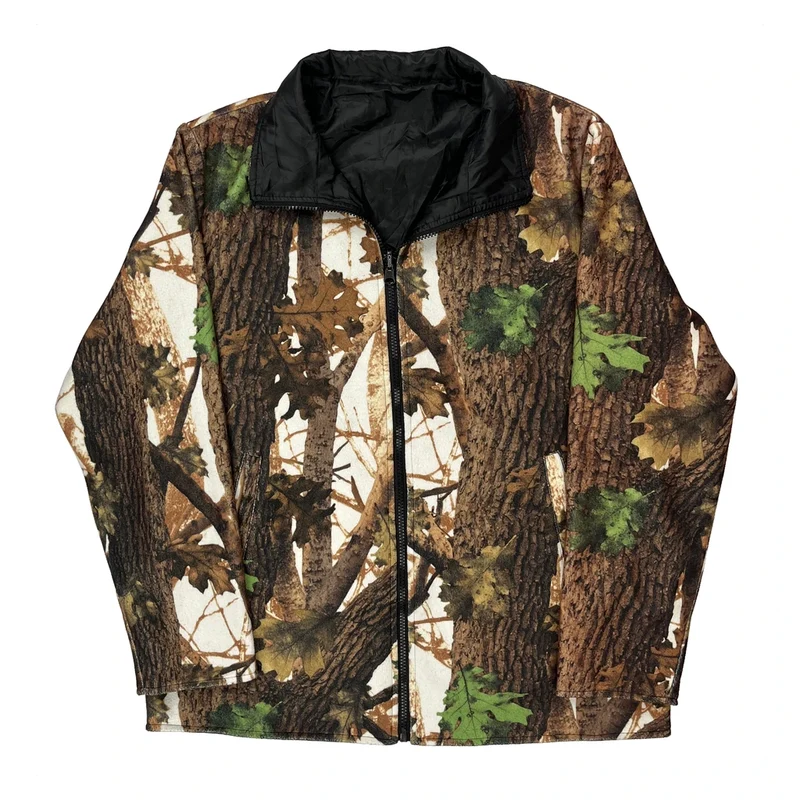 Unbranded Camo Jacket - Medium Brown Polyester