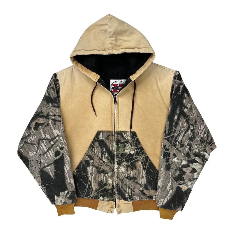 Xpert Winchester Camo Jacket - Large Beige Cotton