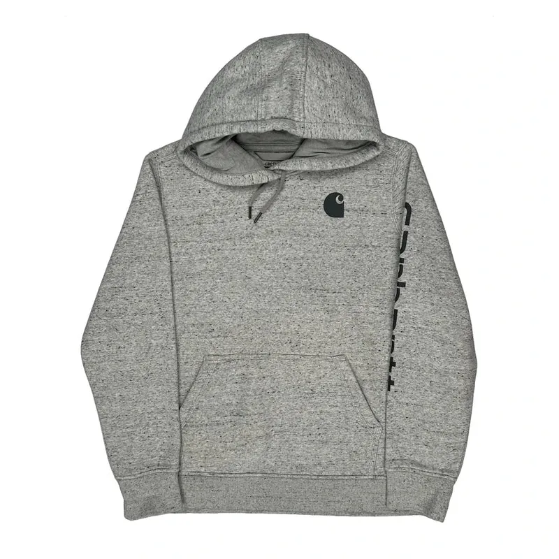 Relaxed Fit Carhartt Hoodie - XL Grey Cotton