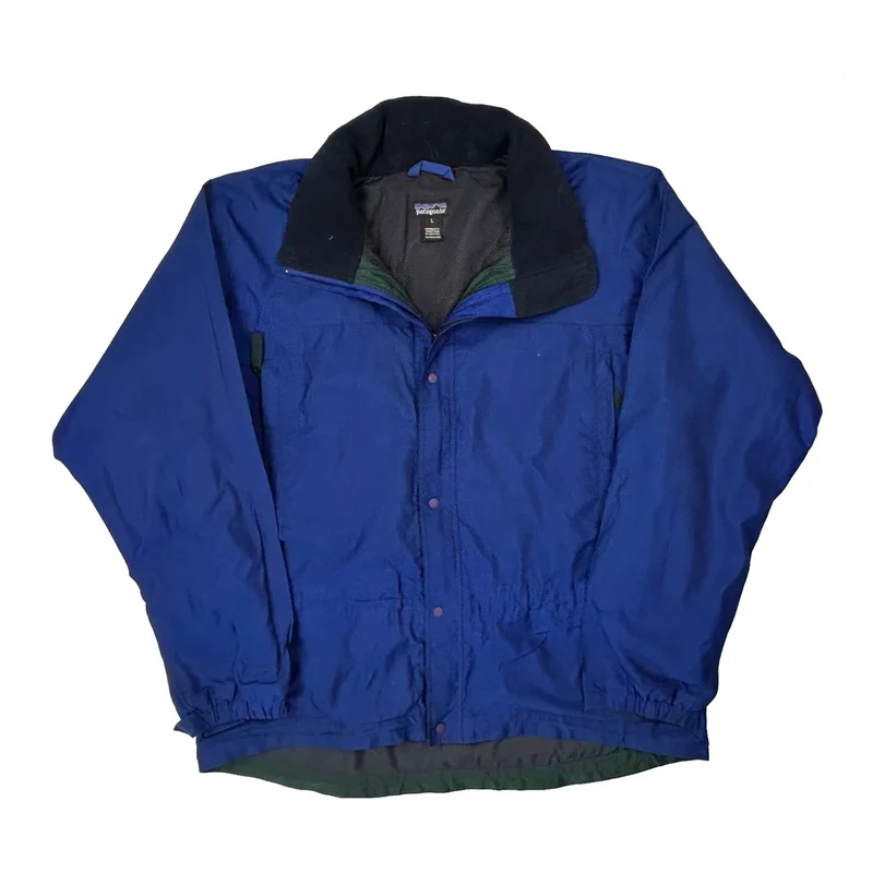 Patagonia Jacket - Large Blue Polyester