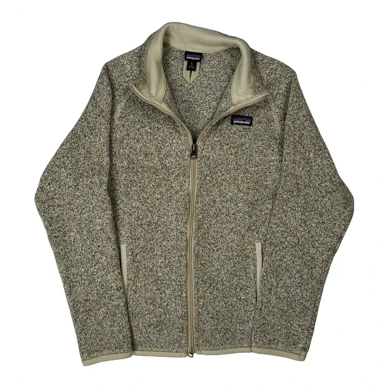 Patagonia Fleece Jacket - Large Grey Polyester