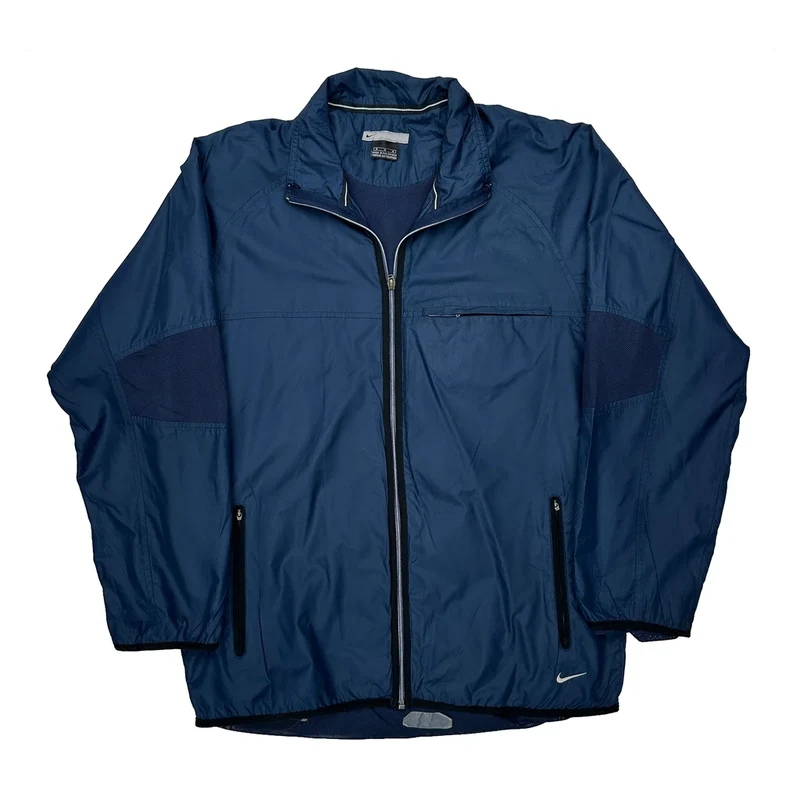 Nike Jacket - Medium Blue Polyester