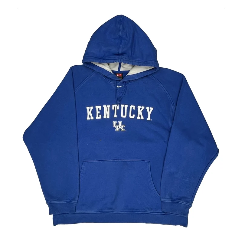 Kentucky Nike College Hoodie - XL Blue Cotton