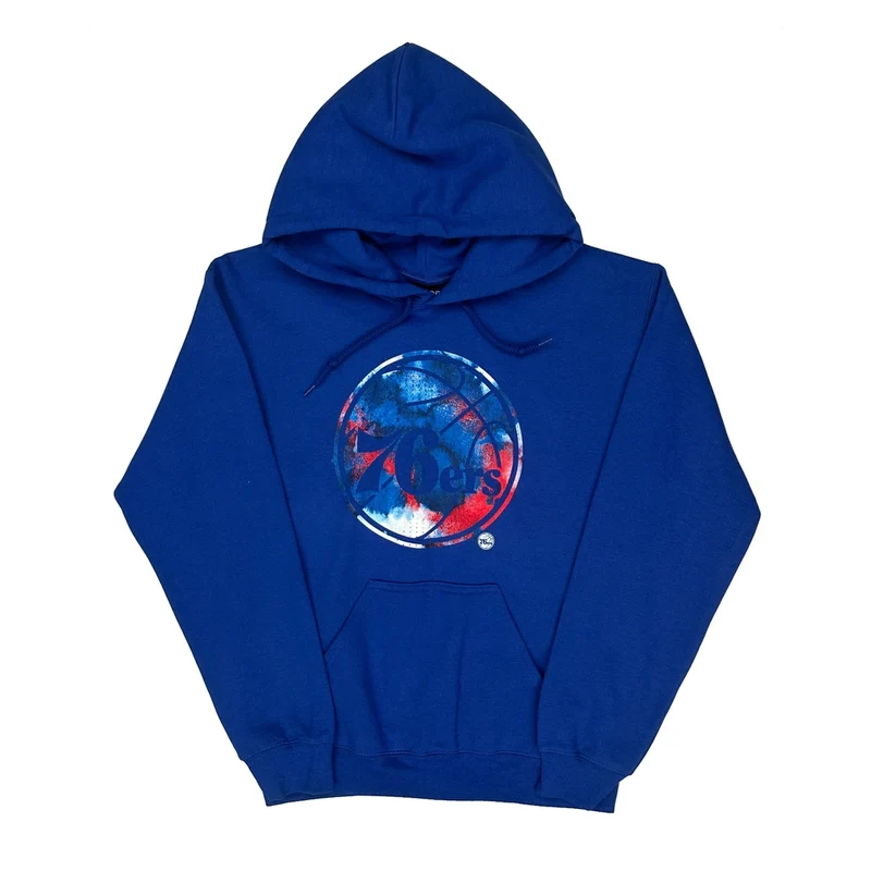 Philadelphia 76Ers Nba Hoodie - Small Blue Cotton