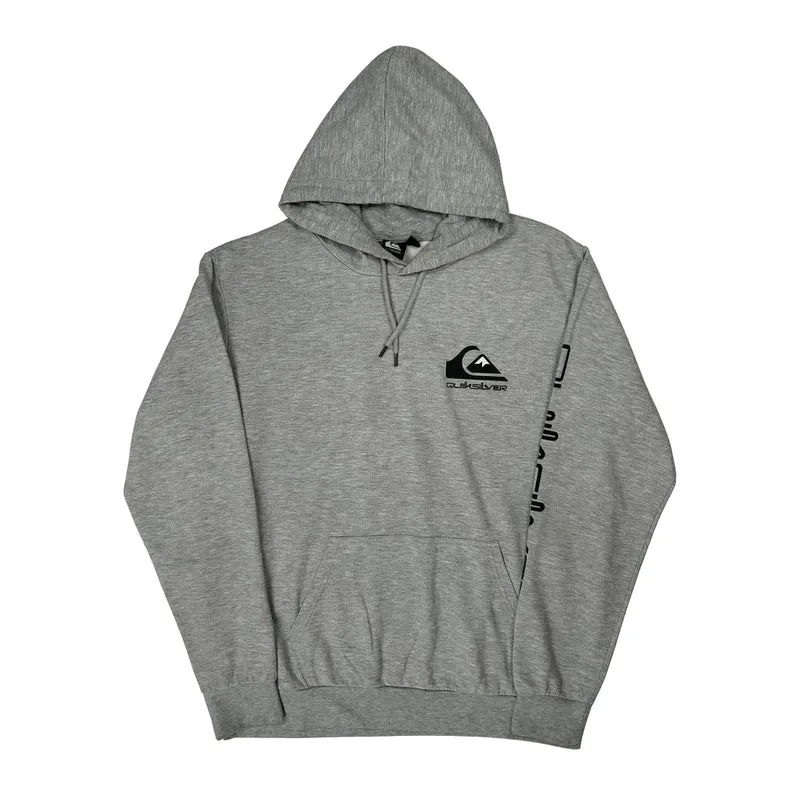 Quiksilver Hoodie - XL Grey Cotton
