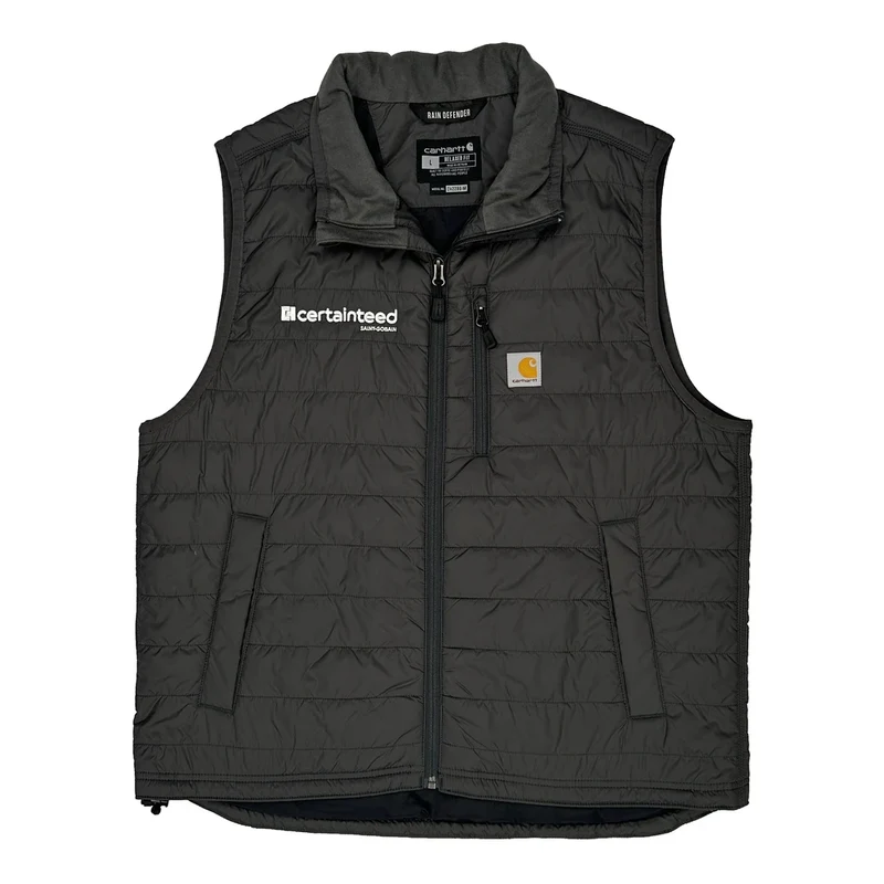 Rain Defender Carhartt Gilet - Large Grey Polyester