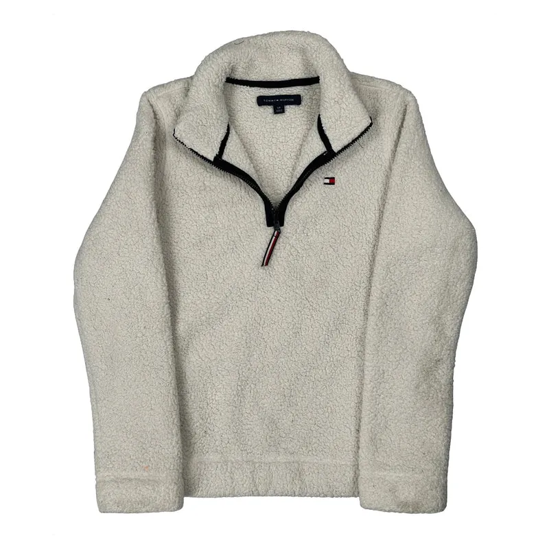 Tommy Hilfiger Fleece - Small Cream Polyester