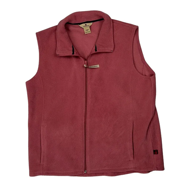 Woolrich Gilet - Medium Pink Polyester