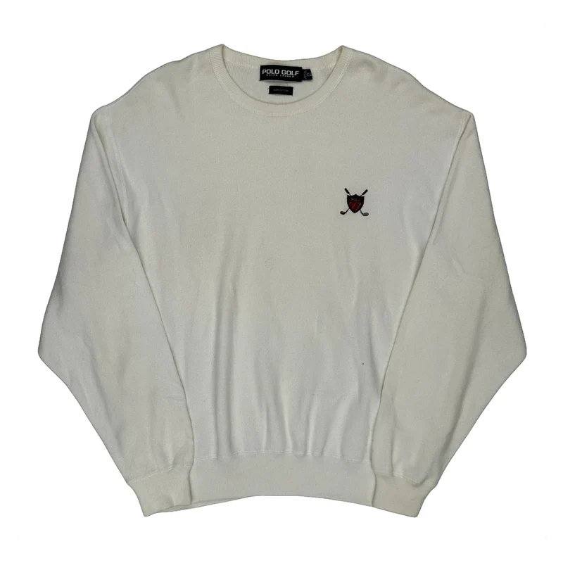 Golf Polo By Ralph Lauren Jumper - 2XL White Cotton