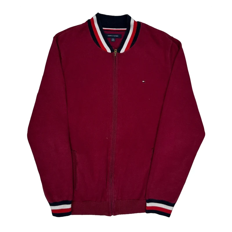 Tommy Hilfiger Jumper - XL Red Cotton