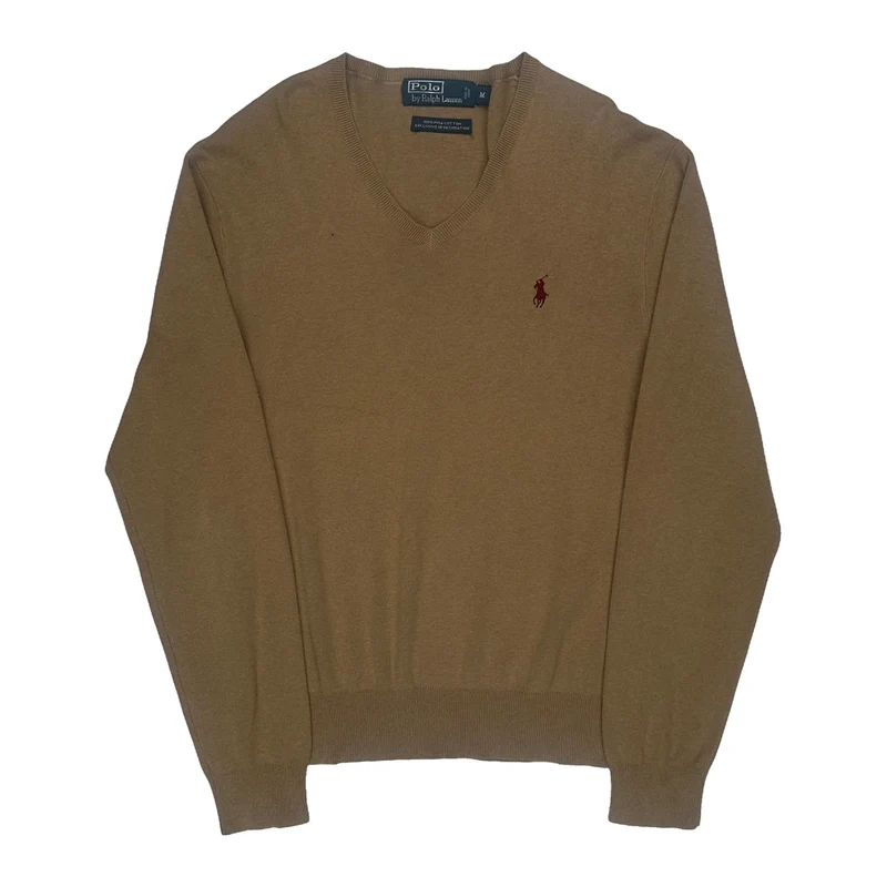 Polo By Ralph Lauren Jumper - Medium Beige Cotton