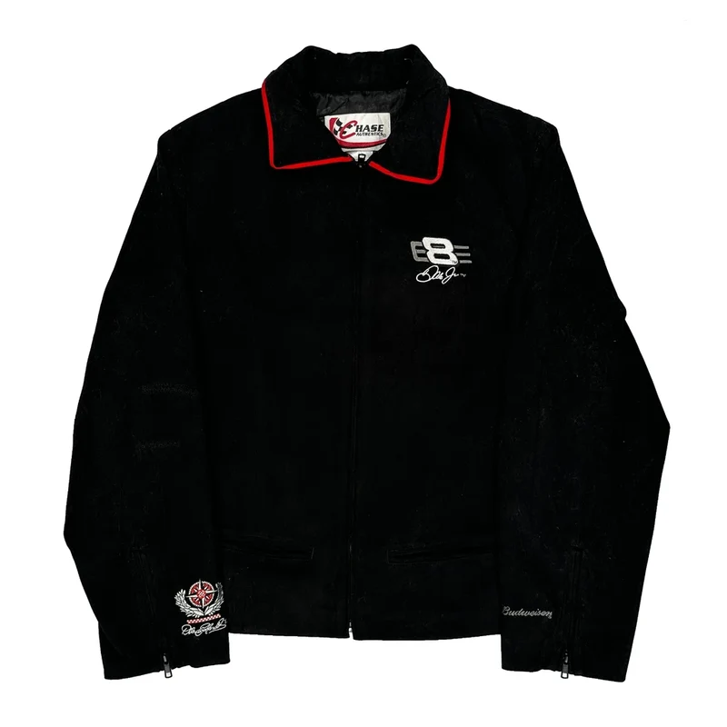 Budweiser Chase Authentics Graphic Jacket - Large Black Cotton