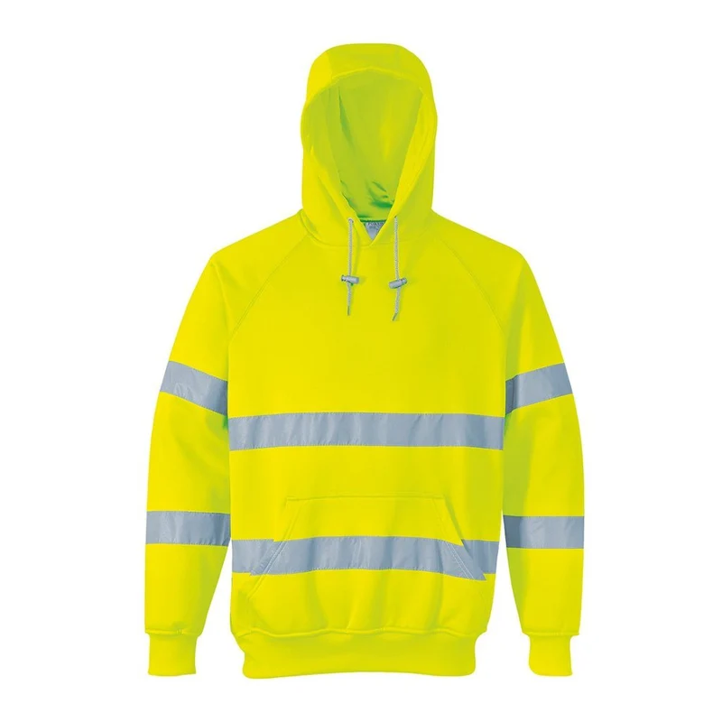 Portwest Hi-Vis Hooded Sweatshirt CL.3 B304