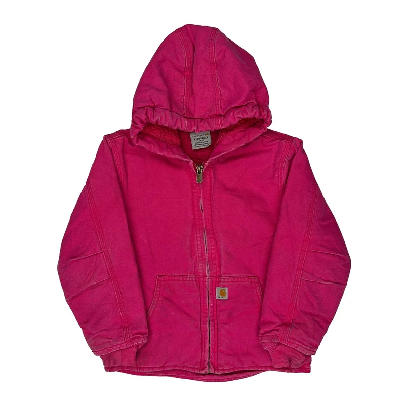 Age 4-5 Carhartt Jacket - Small Pink Cotton