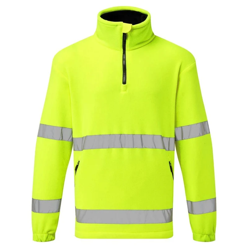 Portwest Hi-Vis 1/2 Zip Fleece F302