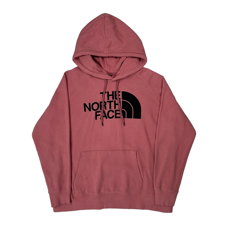 The North Face Hoodie - Large Pink Cotton