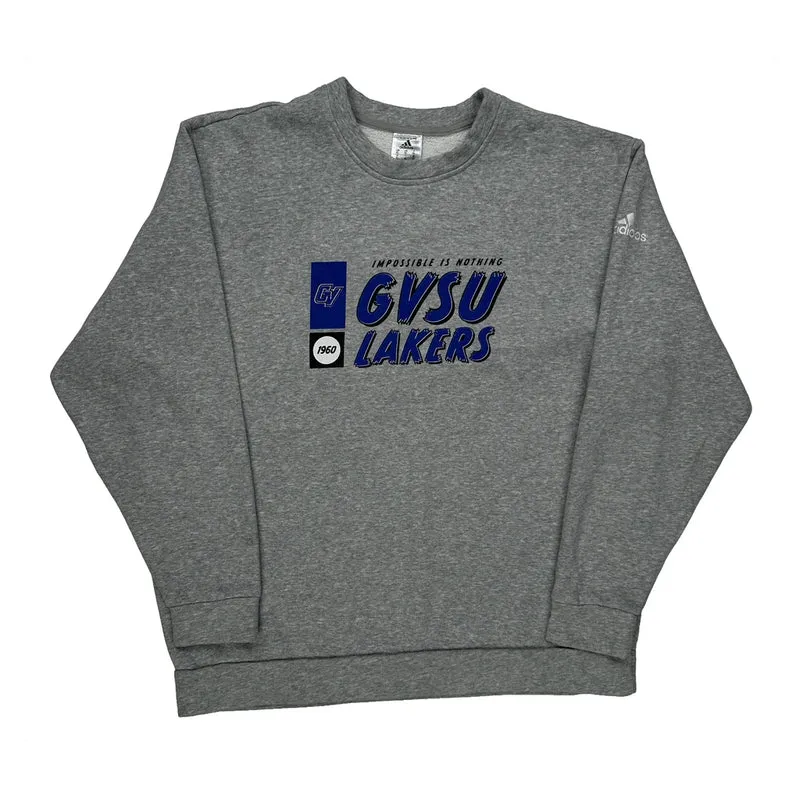 Gvsu Lakers Adidas Sweatshirt - XL Grey Cotton