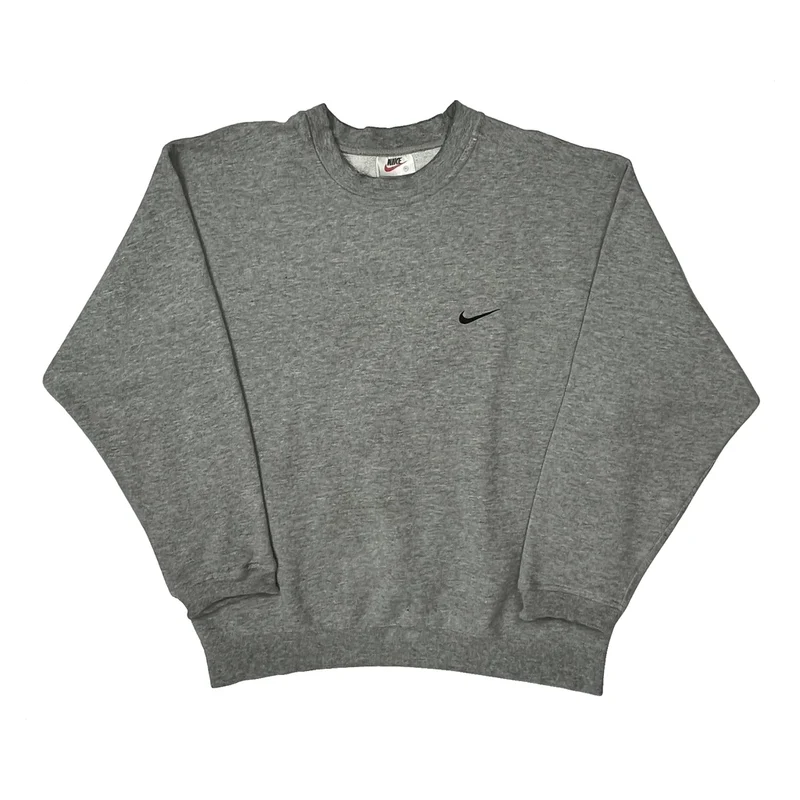 Made In USA Nike Sweatshirt - Medium Grey Cotton