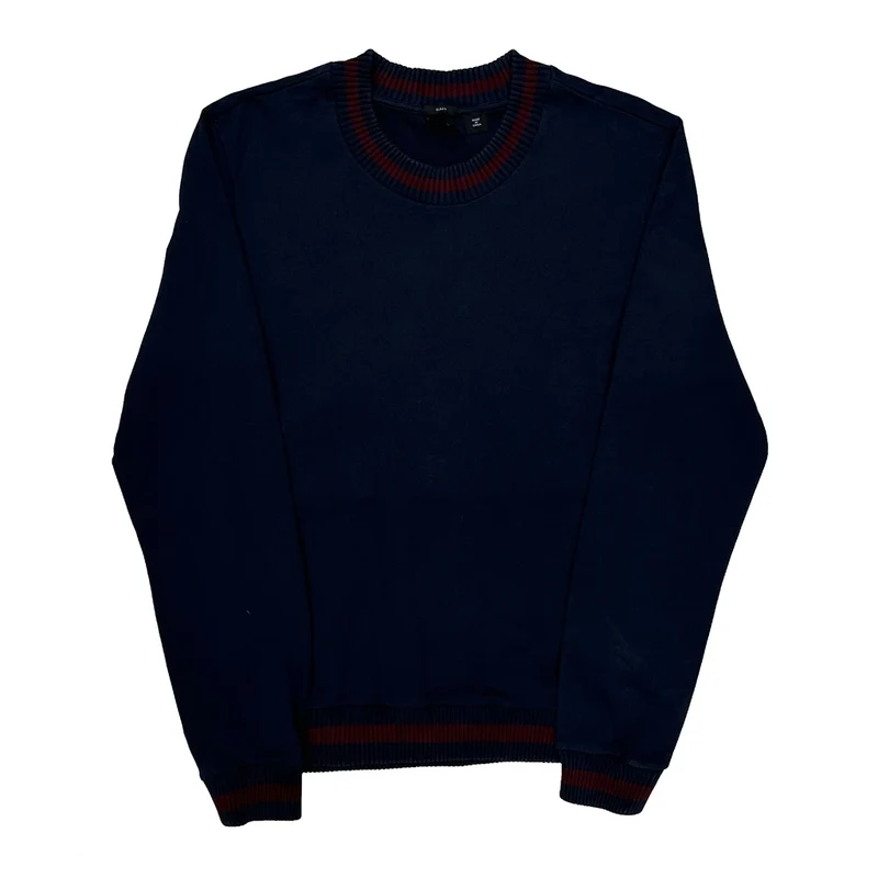 Boss Slim Fit Sweatshirt - Large Navy Cotton