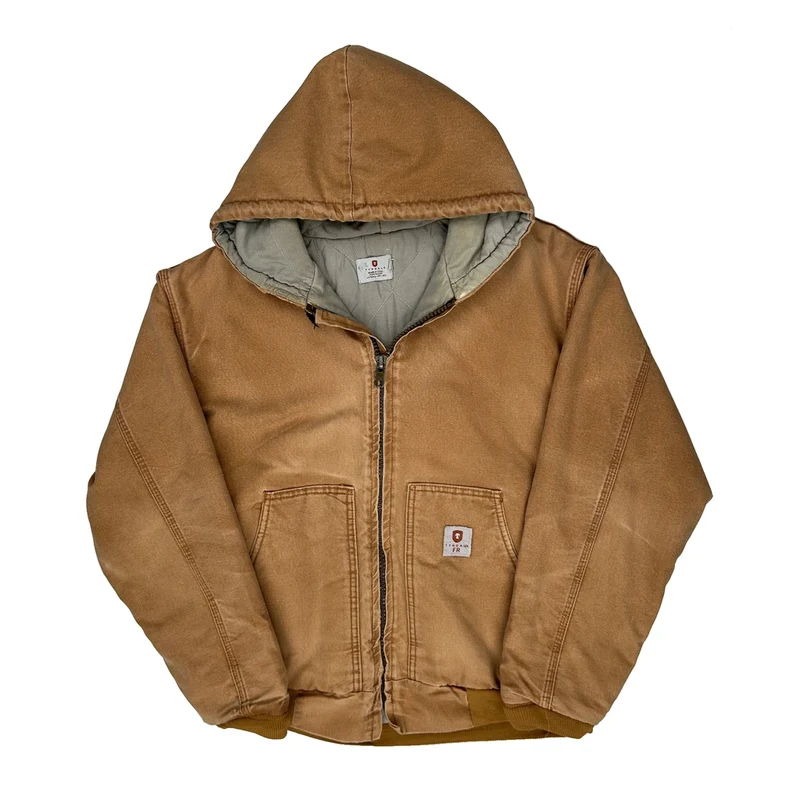 Tyndale Jacket - Medium Brown Cotton